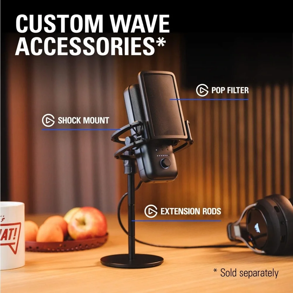 Black USB Microphone